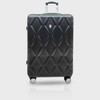 LUGGAGE SUITCASE TUCCI Italy 3PCS SET ALVEARE T0328-03PC-BLK 20" + 24" + 28" ABS HARD COVER 4 WHEEL SPINNER BLACK