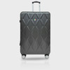 LUGGAGE SUITCASE TUCCI Italy LARGE 28" ALVEARE T0328-28IN-DGR HARD COVER 4 WHEEL SPINNER DARK GREY