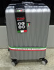 LUGGAGE SUITCASE TUCCI Italy LARGE 28" BARATRO T0331-28IN-SILWT ABS HARD COVER 4 WHEEL SPINNER SILVER WHITE