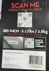 LUGGAGE SUITCASE TUCCI Italy CARRY ON 20" BARATRO T0331-20IN-SILWT ABS HARD COVER 4 WHEEL SPINNER SILVER WHITE