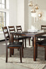 Dining Set Signature Design by Ashley 6pc w/bench D385-325