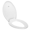 TOILET SEAT EZ-FLO ELONGATED 65933 WHITE