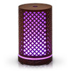 AROMAR OIL DIFFUSER WOOD ULTRASONIC TRANQUIL MAHOGANY WITH 7 COLOR LED LIGHTS 100ml 90021