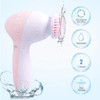 XESSCARE 9in1 Waterproof Facial Cleansing Spin Brush Set with 9 Exfoliating Brush Heads - Complete Face Spa System Advanced Microdermabrasion for Gentle Exfoliation and Deep Scrubbing and Massaging