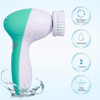 XESSCARE 9in1 Waterproof Facial Cleansing Spin Brush Set with 9 Exfoliating Brush Heads - Complete Face Spa System Advanced Microdermabrasion for Gentle Exfoliation and Deep Scrubbing and Massaging