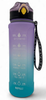 WATER BOTTLE 2259 TWO TONE PLASTIC 1000ML 7.5 X 26.5CM LARGE / Blue Cap / Blue Cap / Blue Cap