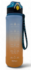 WATER BOTTLE 2259 TWO TONE PLASTIC 1000ML 7.5 X 26.5CM LARGE / Blue Cap / Blue Cap / Blue Cap
