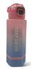 WATER BOTTLE 6662P TWO TONE PLASTIC 800ML 8 X 22.8CM LARGE / Green Cap