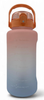 WATER BOTTLE 2215 TWO TONE PLASTIC 2500ML 11.2 X 29.2CM LARGE / Blue Cap