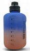 WATER BOTTLE 8025 TWO TONE PLASTIC 2200ML 14 X 26CM EXTRA LARGE