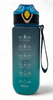 WATER BOTTLE 2252P TWO TONE PLASTIC 800ML 7 X 23.2CM LARGE / White Base