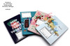 STATIONERY EXERCISE BOOK 100 SHEETS 200 PAGES 14.5CM X 21CM COMPOSITION BOOK Y32/CB-43 HARD COVER LUCKY