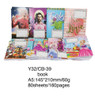 STATIONERY EXERCISE BOOK 80 SHEETS 160 PAGES 14.5CM X 21CM COMPOSITION BOOK Y32/CB-39 SOFT COVER LUCKY