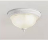 LIGHT FIXTURE 385 740 WHITE FINISH 11" FLUSH MOUNT