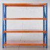 WAREHOUSE METAL RACKS 79" H X 80"L X 24"D ORANGE NSC-3041