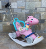 TOY CAR PUSH TYPE RIDE ON WITH HORSE ROCKER 618