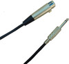 LEAD XLR FEMALE TO 1/4 MALE MONO 20' MC-10-20 STUDIO Z