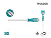 SCREWDRIVER PH2 X 200MM STAR TOTAL THT26PH3200 PHILLIPS
