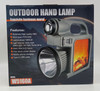 TORCH LIGHT LED W5160A RECHARGEABLE SOLAR OUTDOOR HAND LAMP CAMP FIRE DISPLAY