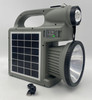 TORCH LIGHT LED W5160A RECHARGEABLE SOLAR OUTDOOR HAND LAMP CAMP FIRE DISPLAY