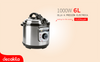 PRESSURE COOKER DECAKILA 6L ELECTRIC KUER014M