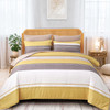 Comforter Set Yellow 7pc King / Queen