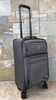 LUGGAGE SUITCASE TUCCI Italy CARRY ON 20" SUPREMA T0368-20IN-DGR FABRIC 4 WHEEL SPINNER DARK GREY