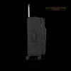 LUGGAGE SUITCASE TUCCI Italy LARGE 28" DIVISO T0357-28IN-BLK FABRIC 4 WHEEL SPINNER BLACK