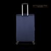 LUGGAGE SUITCASE TUCCI Italy LARGE 28" DIVISO T0357-28IN-NBLU FABRIC 4 WHEEL NAVY BLUE