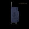 LUGGAGE SUITCASE TUCCI Italy LARGE 28" DIVISO T0357-28IN-NBLU FABRIC 4 WHEEL NAVY BLUE