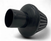 WATER PUMP STRAINER 3" BLACK PLASTIC CONE
