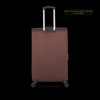 LUGGAGE SUITCASE TUCCI Italy CARRY ON 18" DIVISO T0357-18IN-BRN FABRIC 4 WHEEL SPINNER BROWN