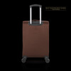 LUGGAGE SUITCASE TUCCI Italy CARRY ON 20" VOLO T0360-20IN-BRN FABRIC 4 WHEEL SPINNER BROWN