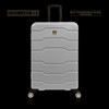 LUGGAGE SUITCASE TUCCI Italy LARGE 30" IL CAMMINO T0126-30IN-SLV ABS HARD COVER 4 WHEEL SILVER