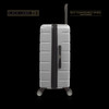 LUGGAGE SUITCASE TUCCI Italy LARGE 30" IL CAMMINO T0126-30IN-SLV ABS HARD COVER 4 WHEEL SILVER