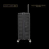 LUGGAGE SUITCASE TUCCI Italy MEDIUM 26" CARINA T0129-26IN-BLK ABS HARD COVER 4 WHEEL BLACK