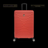 LUGGAGE SUITCASE TUCCI Italy CARRY ON 18" CARINA T0129-18IN-RED ABS HARD COVER 4 WHEEL RED