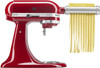 3-PIECE PASTA ROLLER & CUTTER ATTACHMENT KITCHENAID KSMPRA STAINLESS STEEL
