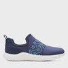 Footwear Women Clarks Sneaker Nova Way Stone / Navy