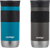 Travel Mug Contigo 2PCS PACK Snapseal Insulated Travel Mug, 16 oz Sake/Juniper