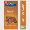 GHIRARDELLI MILK CHOCOLATE CARAMEL SQUARES BAR 138g