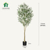 DECORATION PLANT CROSOFMI ARTIFICIAL OLIVE TREE 6FT 2 PACK