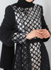 Dress Evening Occasion Sequins Black / Silver / Black / 42