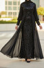 Dress Evening Occasion Sequins Black / Silver / Black / 42