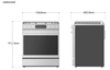 STOVE 5 BURNER LG 30" LRGL5841S