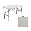 TABLE FOLDING PLASTIC WHITE AC-Z120A 4FT 2 HALF RECTANGLE 48" X 23.6" X 29"
