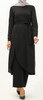 Pants Suit Mauve / Black / Mint
