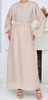 Gown Abaya Pearl Pink / Beige / Black / Olive