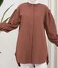 Top Tunic Black / Brown