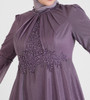 Dress Evening Occasion Plus Lilac / Blue